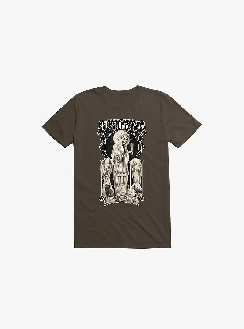 All Hallow's Eve Brown T-Shirt
