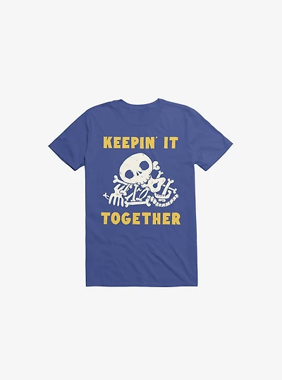 Keepin It Together Bones Royal Blue T-Shirt