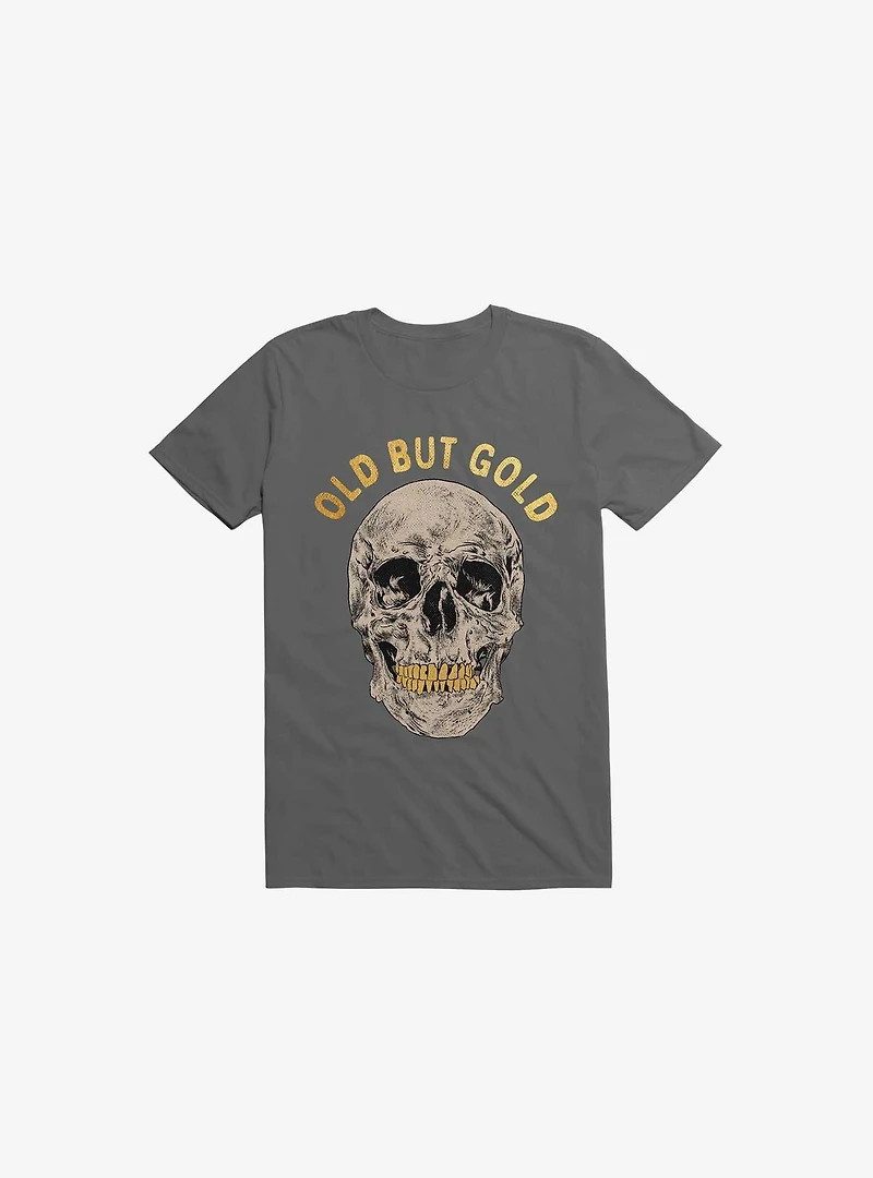 Old But Gold Skull Asphalt Grey T-Shirt