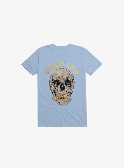 Old But Gold Skull Light Blue T-Shirt
