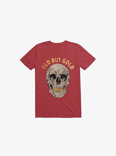 Old But Gold Skull Red T-Shirt