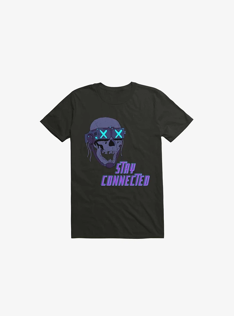 Stay_Connected 2.0 Black T-Shirt