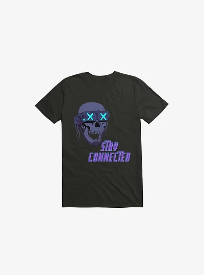 Stay_Connected 2.0 Black T-Shirt
