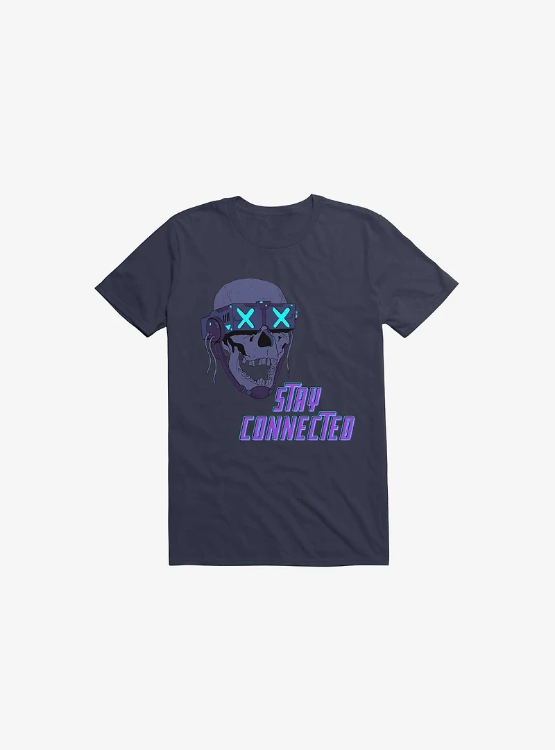 Stay_Connected 2.0 Navy Blue T-Shirt
