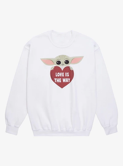 Star Wars the Mandalorian Child Love is Way Crewneck - BoxLunch Exclusive