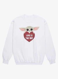 Star Wars the Mandalorian Child Love is Way Crewneck - BoxLunch Exclusive
