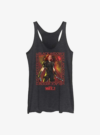 Marvel What If?? Post Apocalyptic Black Widow Girls Tank