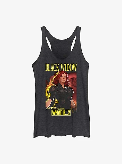Marvel What If?? Black Widow Apocalyptic Suit Girls Tank