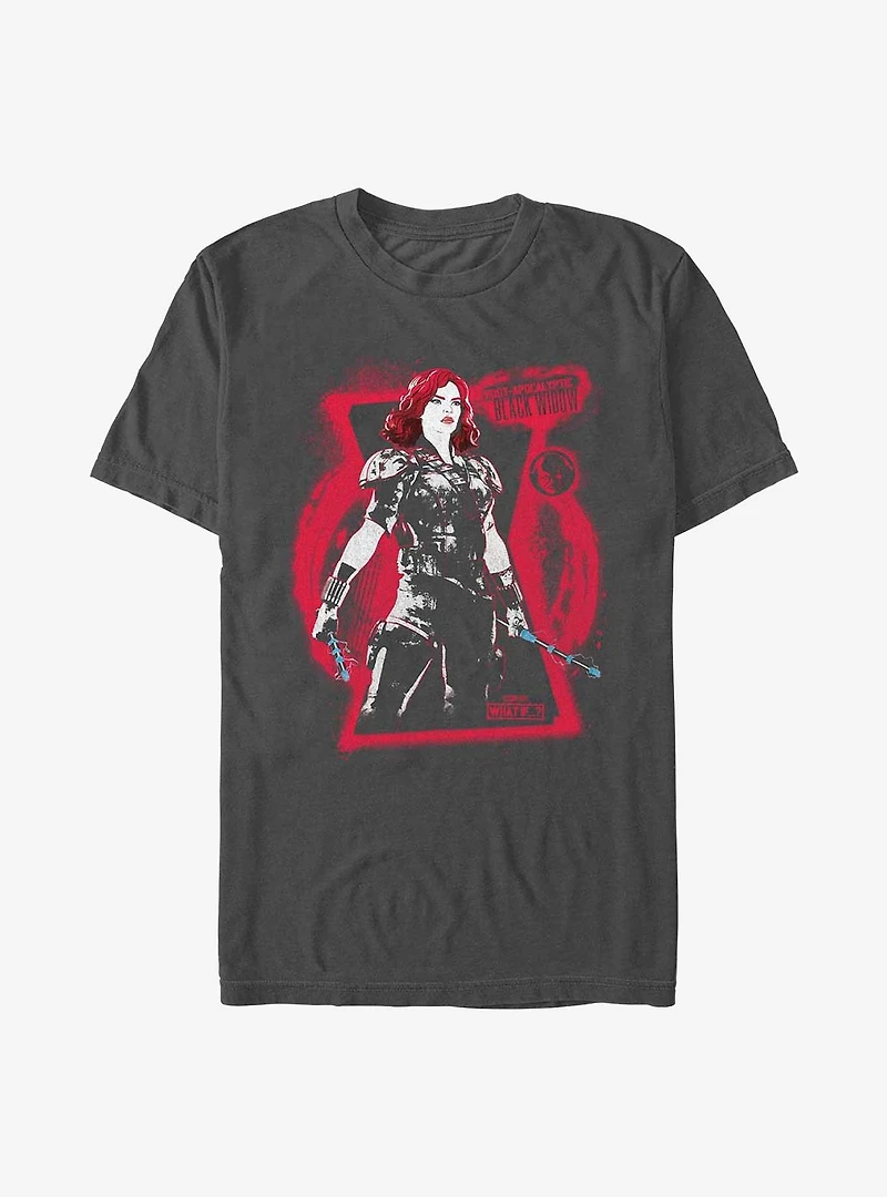 Marvel What If?? Black Widow Post Apocalypse Ready T-Shirt