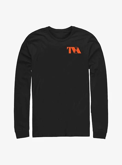 Marvel Loki TVA Side Chest Logo Long-Sleeve T-Shirt