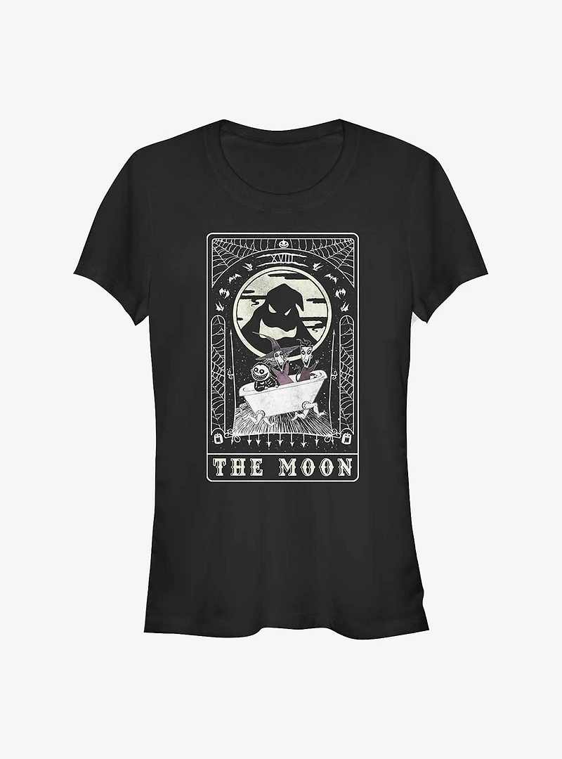 The Nightmare Before Christmas Oogie Boogie Moon Tarot Card Girls T-Shirt
