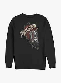 The Nightmare Before Christmas Sally Love Is Sweatshirt