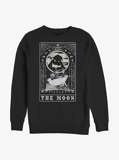 The Nightmare Before Christmas Oogie Boogie Moon Tarot Card Sweatshirt