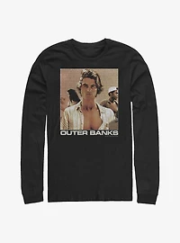 Outer Banks Waves Poster Long-Sleeve T-Shirt
