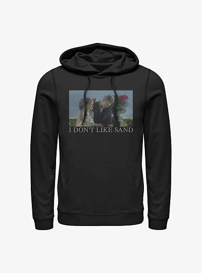 Star Wars Padme & Anakin I Don't Like Sand Meme Hoodie