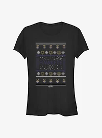 Marvel Hawkeye Christmas Sweater Girls T-Shirt