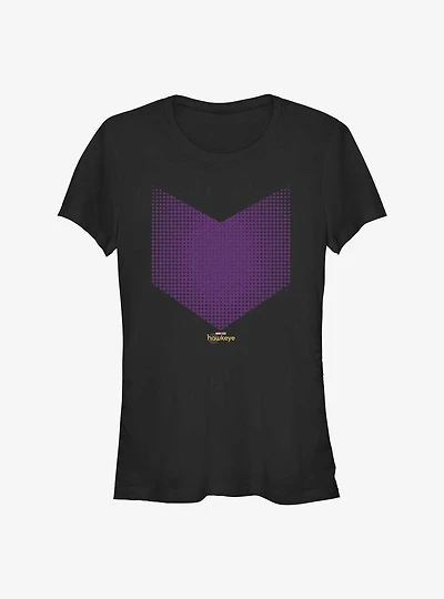 Marvel Hawkeye Halftone Logo Girls T-Shirt