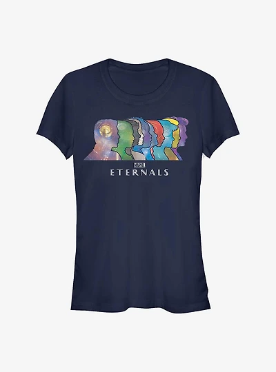 Marvel Eternals Silhouette Heads Girls T-Shirt
