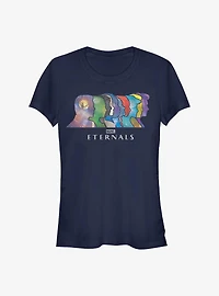 Marvel Eternals Silhouette Heads Girls T-Shirt