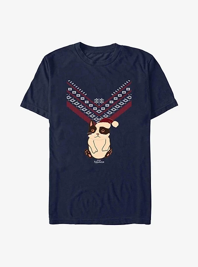 Marvel Hawkeye Cat Sweater Pattern T-Shirt