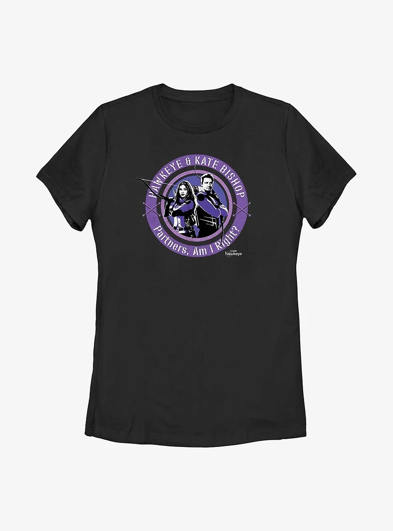 Marvel Hawkeye Kate Stamp Womens T-Shirt