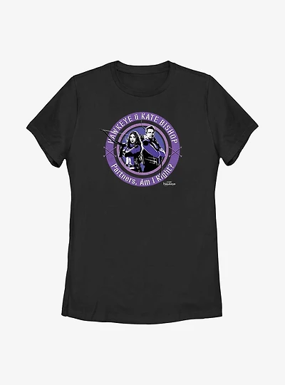 Marvel Hawkeye Kate Stamp Womens T-Shirt