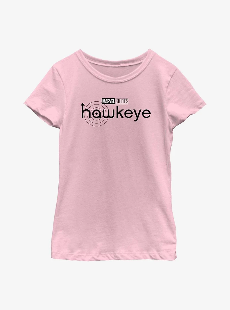 Marvel Hawkeye Black Logo Youth Girls T-Shirt