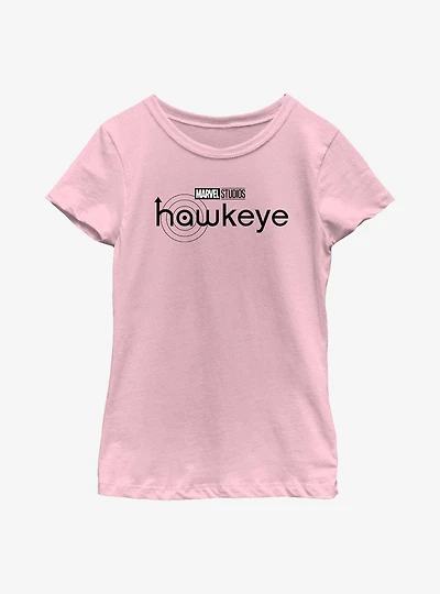 Marvel Hawkeye Black Logo Youth Girls T-Shirt