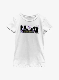 Marvel Hawkeye City Stencil Graphic Youth Girls T-Shirt