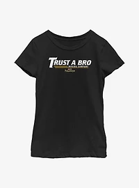 Marvel Hawkeye Trust A Bro Youth Girls T-Shirt