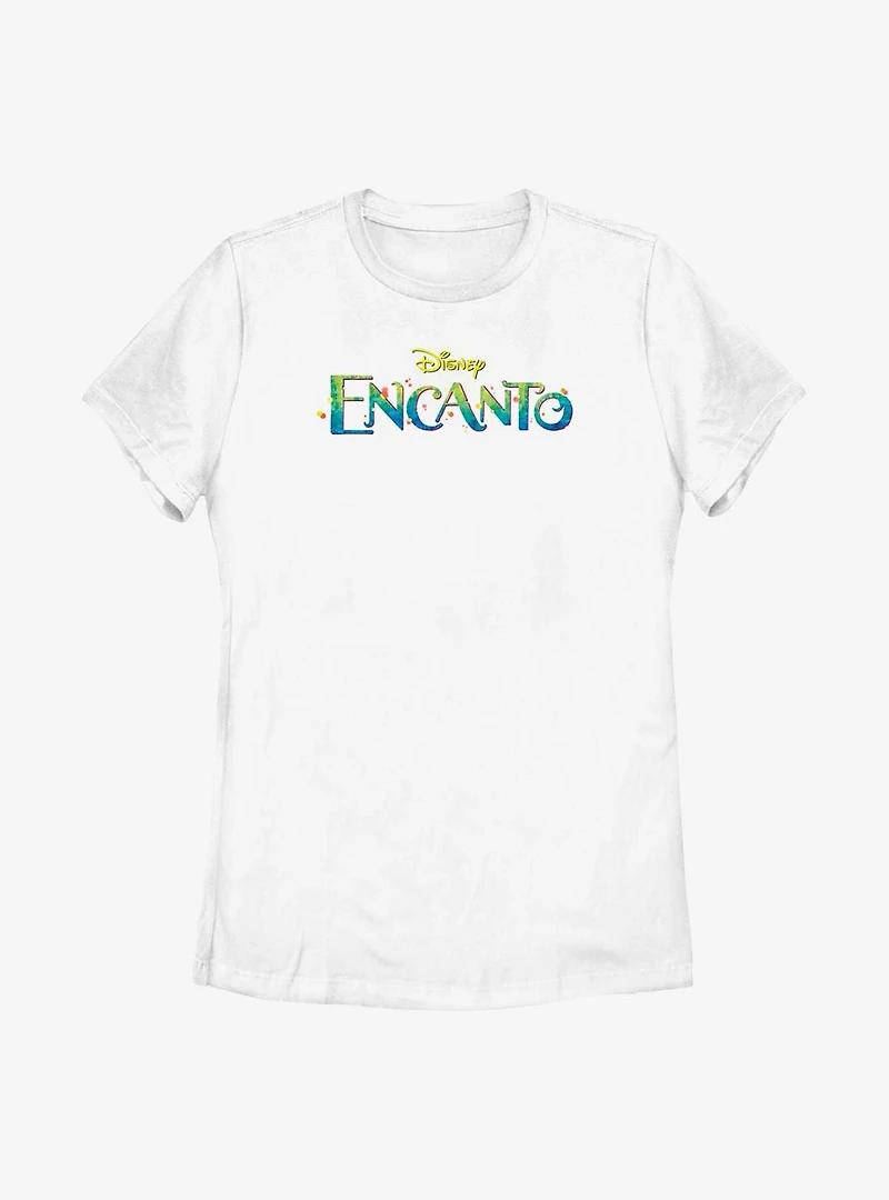 Disney Encanto Color Logo Womens T-Shirt