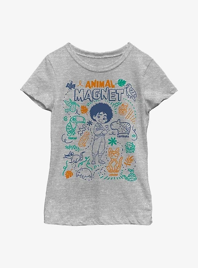 Disney Encanto Animal Magnet Youth Girls T-Shirt