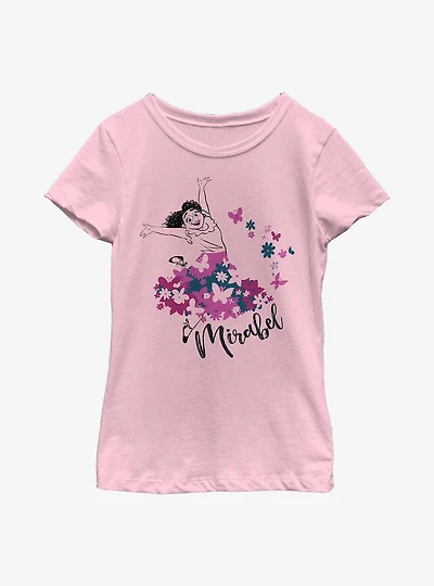Disney Encanto Mirabel Butterfly Youth Girls T-Shirt
