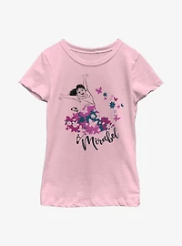 Disney Encanto Mirabel Butterfly Youth Girls T-Shirt