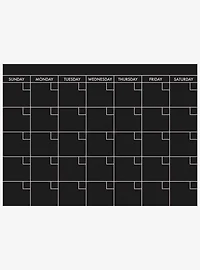 Chalk Calendar Peel & Stick Giant Wall Decal