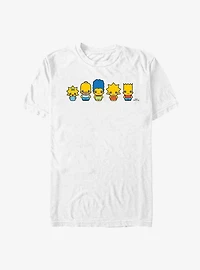 The Simpsons Chibi Lineup T-Shirt