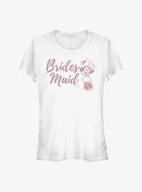 Disney Minnie Mouse Bridesmaid Girls T-Shirt