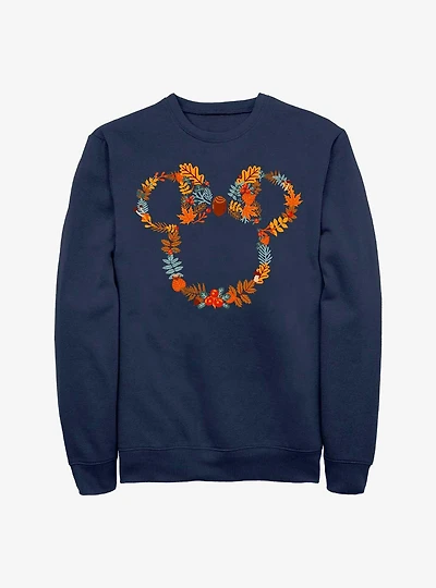 Disney Minnie Mouse Fall Leaf Wreath T-Shirt