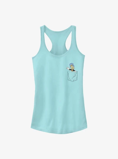 Disney Pinocchio Jiminy Cricket Pocket Girls Tank