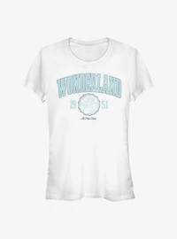 Disney Alice Wonderland College Girls T-Shirt