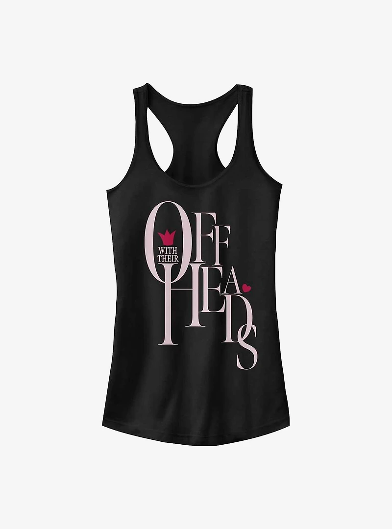 Disney Alice Wonderland Off With Their Heads Girls Tank