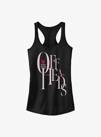 Disney Alice Wonderland Off With Their Heads Girls Tank