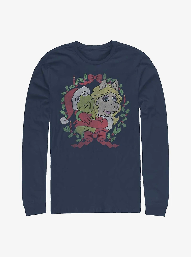 Disney The Muppets Kermy And Piggy Christmas Long-Sleeve T-Shirt