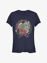 Disney The Muppets Kermy And Piggy Christmas Girls T-Shirt