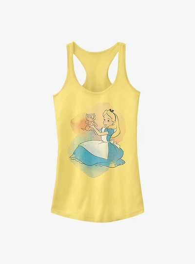 Disney Alice Wonderland Watercolors Girls Tank