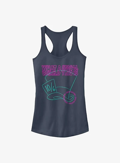 Disney Alice Wonderland What A Small World This Is Girls Tank