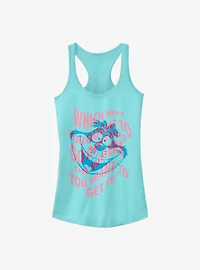 Disney Alice Wonderland Which Way You Ought To Go Girls Tank