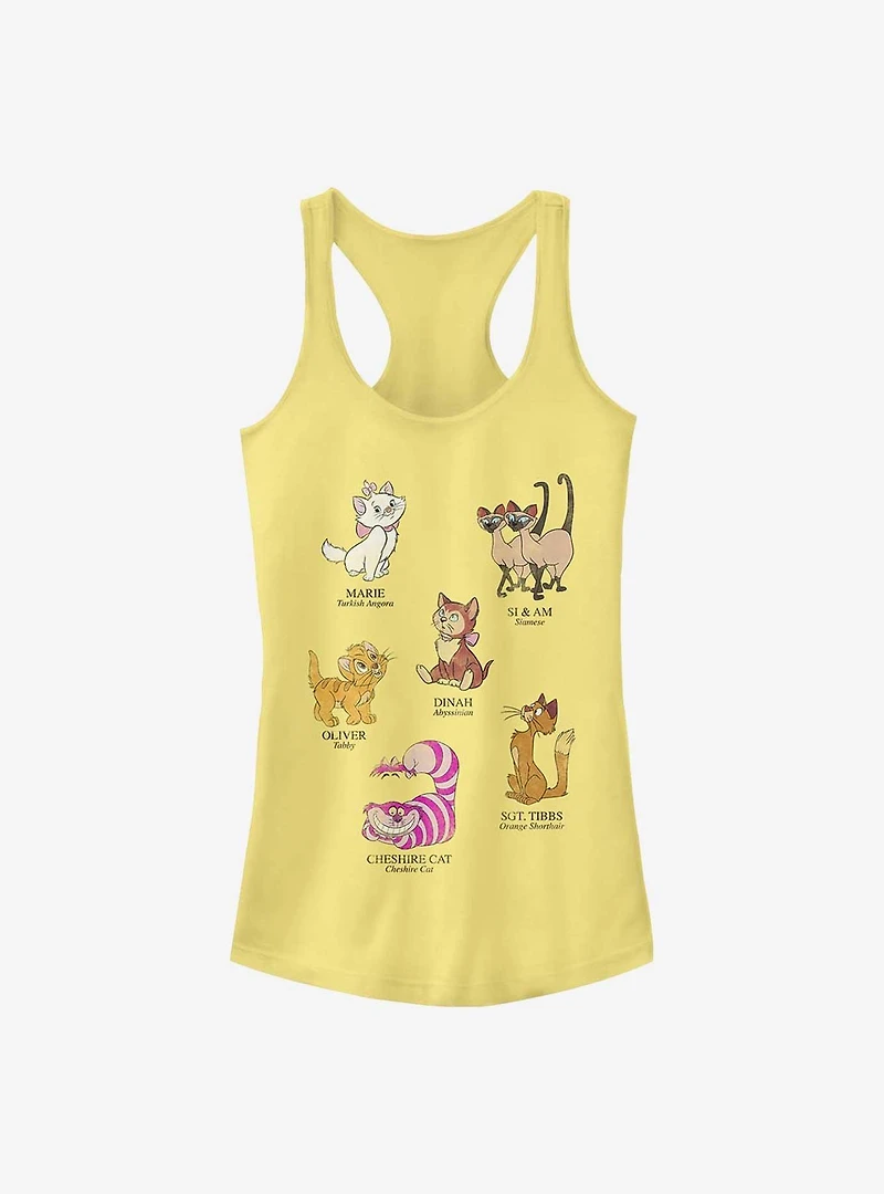 Disney Cats Breeds Girls Tank