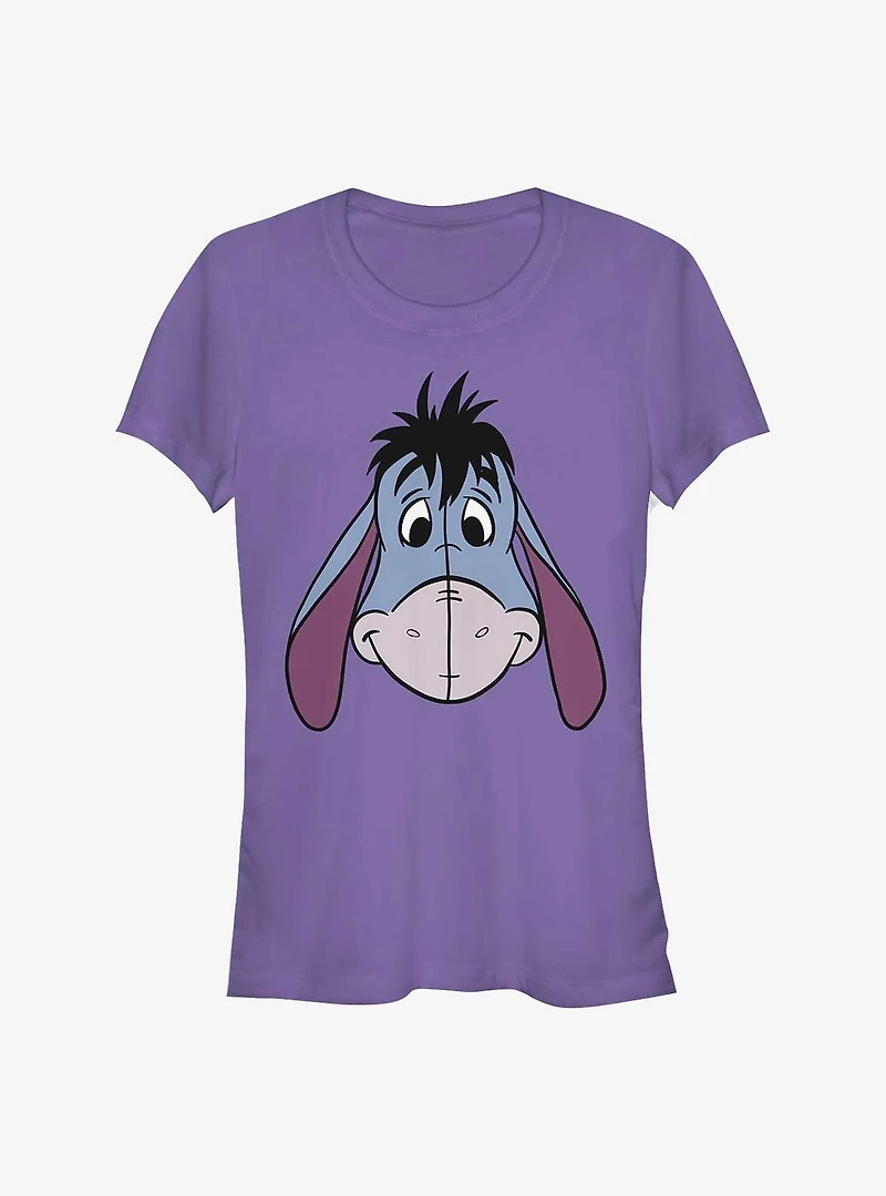 Disney Winnie The Pooh Big Face Eeyore Girls T-Shirt