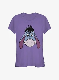 Disney Winnie The Pooh Big Face Eeyore Girls T-Shirt